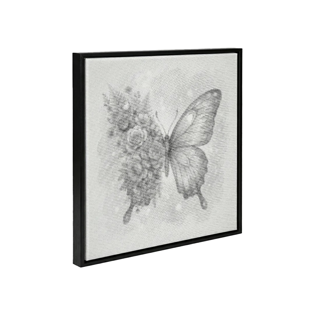 Flower Butterfly Dot Painting