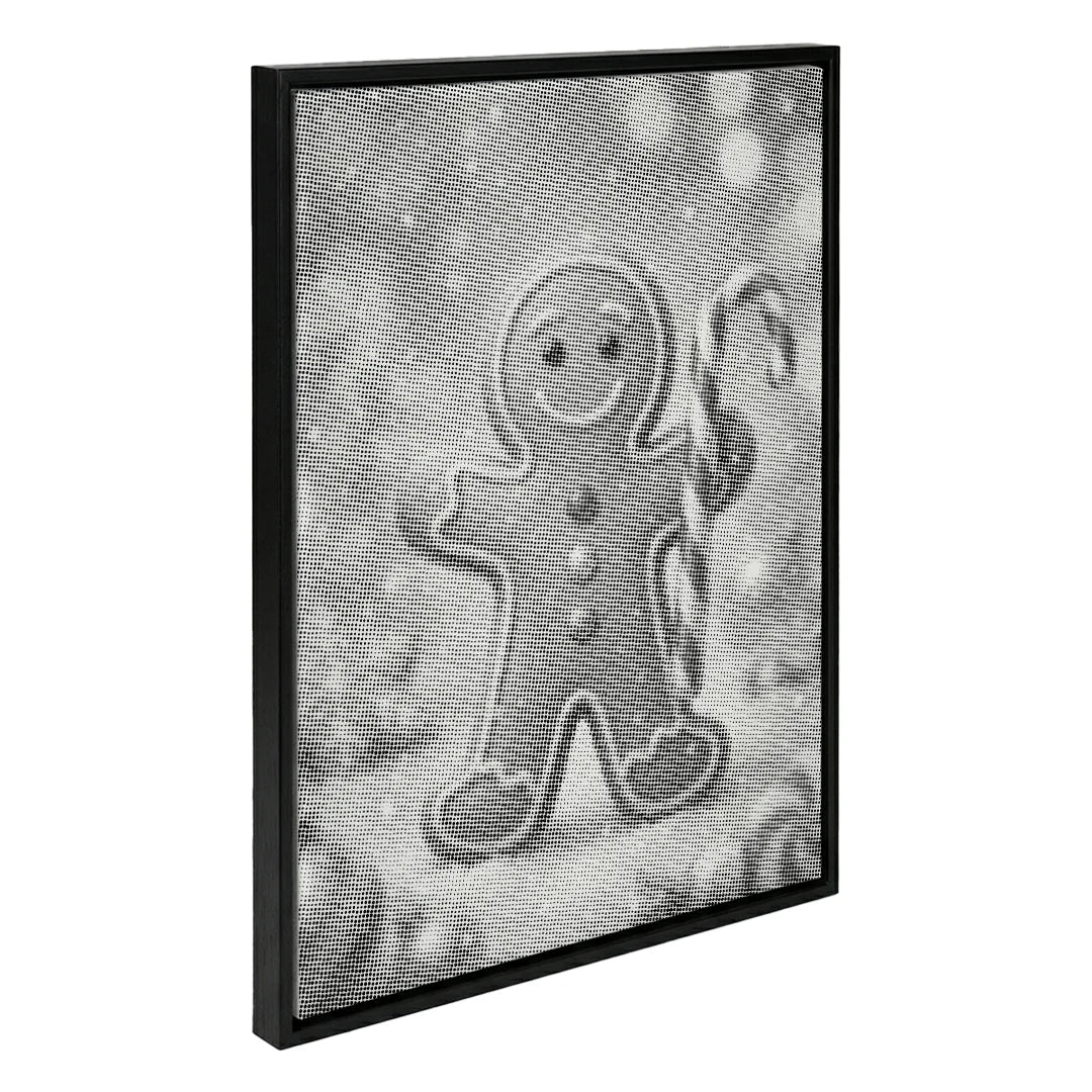 Gingerbread Dot Painting