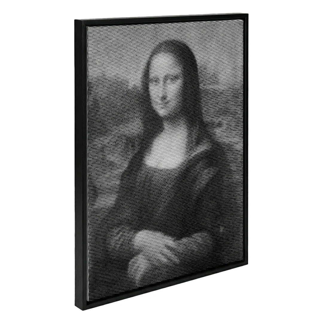 Mona Lisa Dot Painting