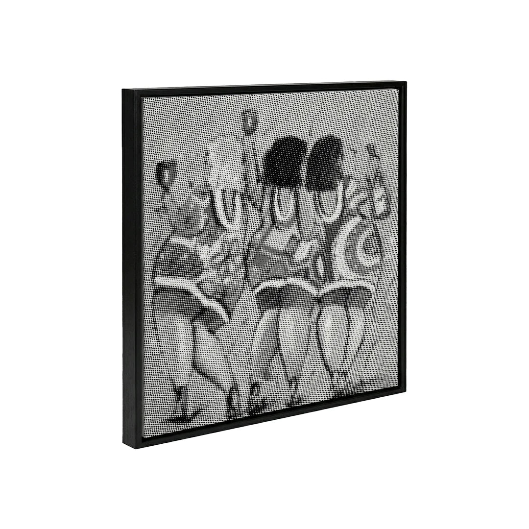 Happy Ladies Win Dot Painting