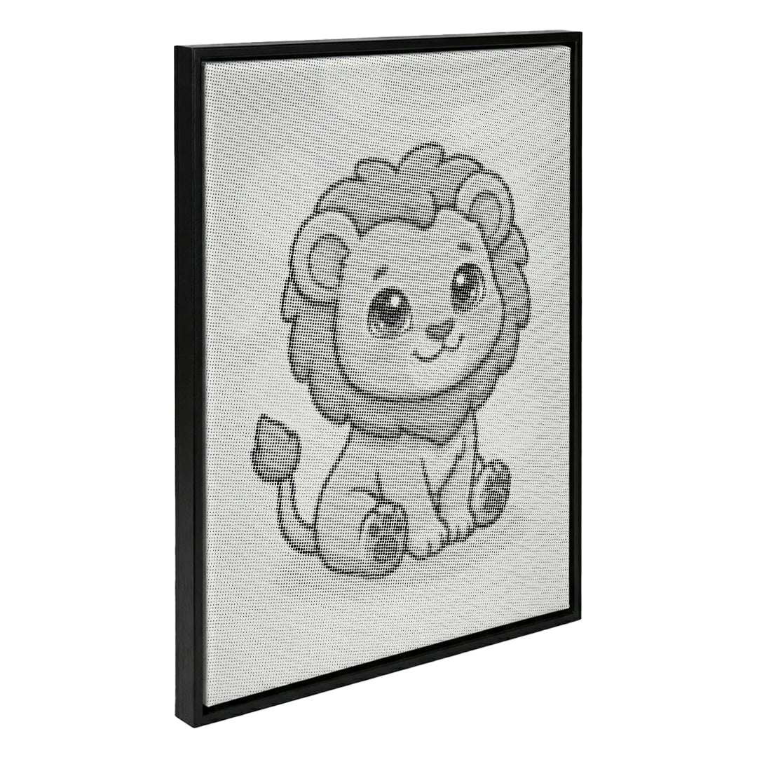 Lion Dot Painting