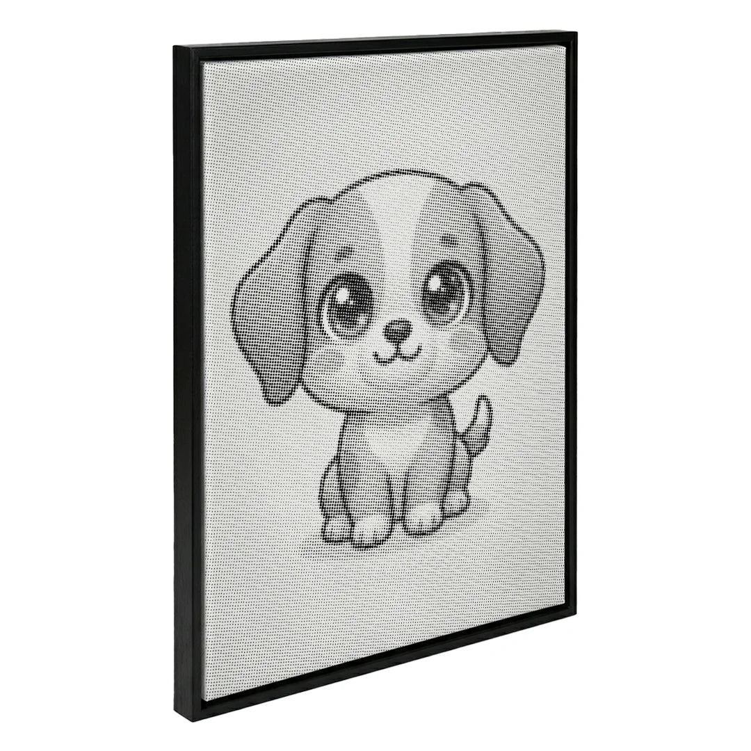 Puppy 2 Dot Painting