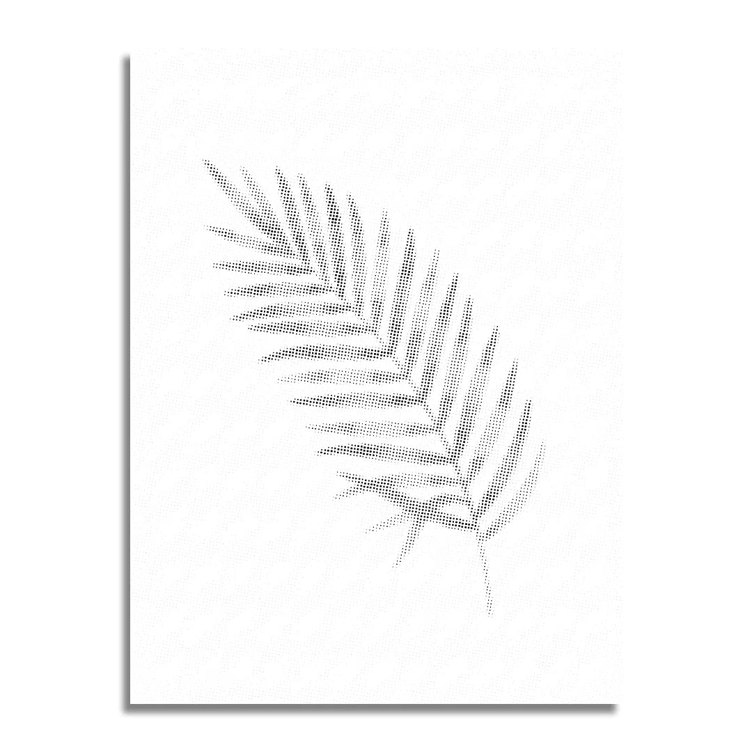 Palm Leaf Dot Painting