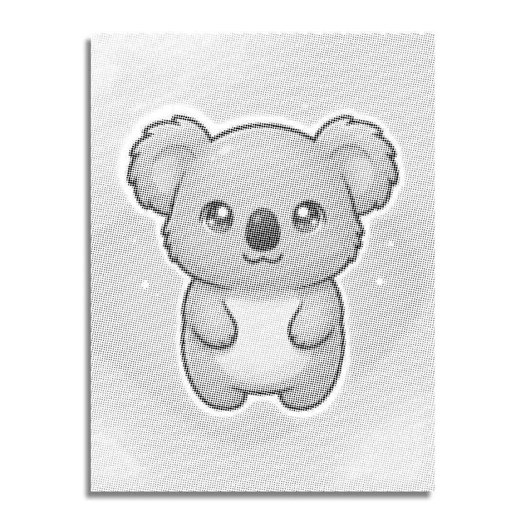 Koala Dot Painting