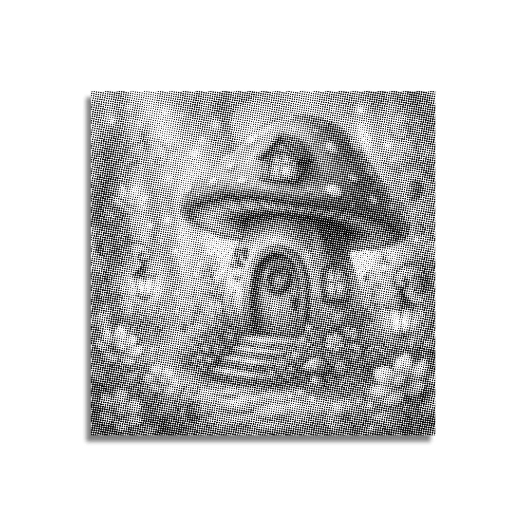 Mushroom House Dot Painting