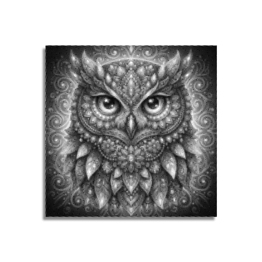 Owl Mandala Dot Painting