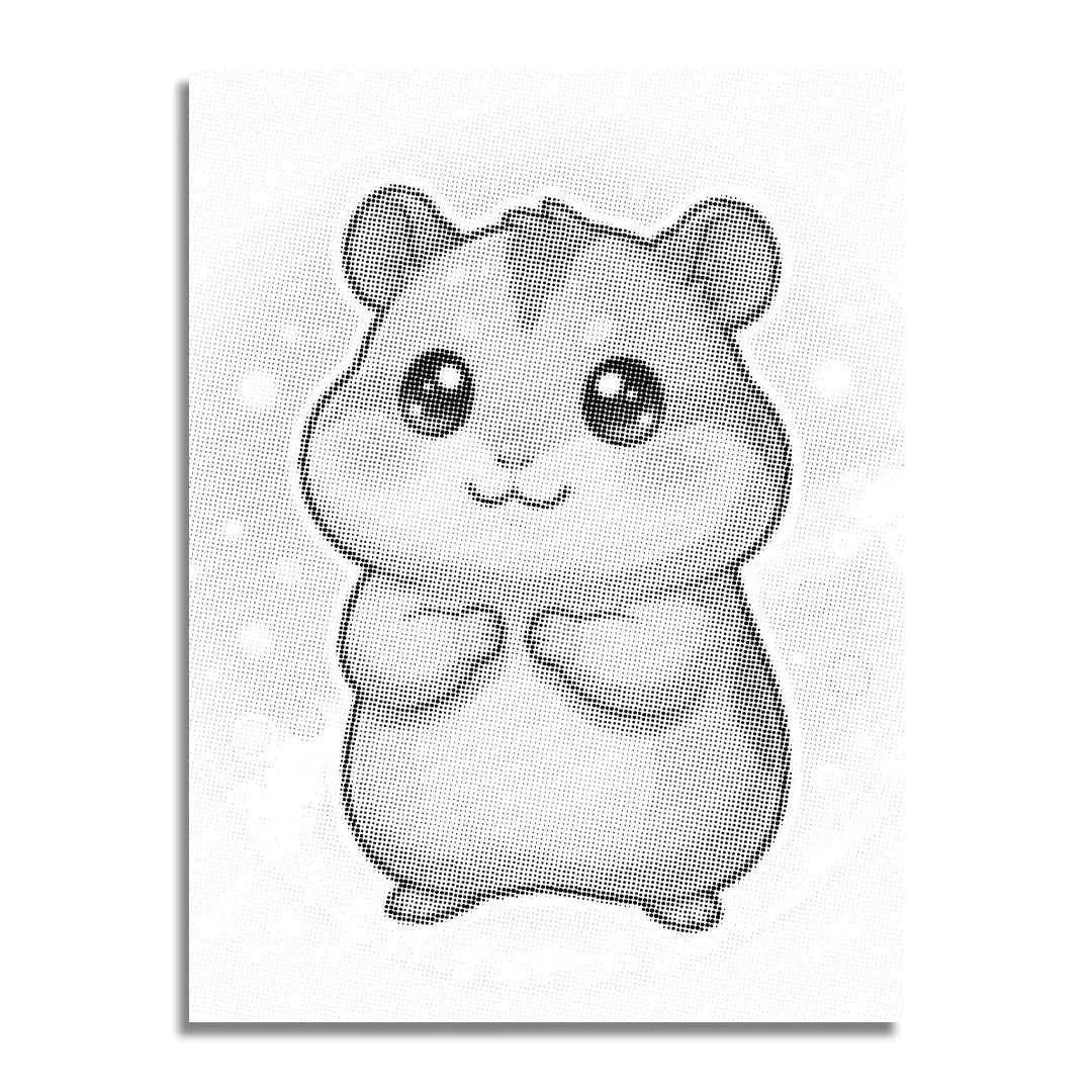 Hamster Dot Painting