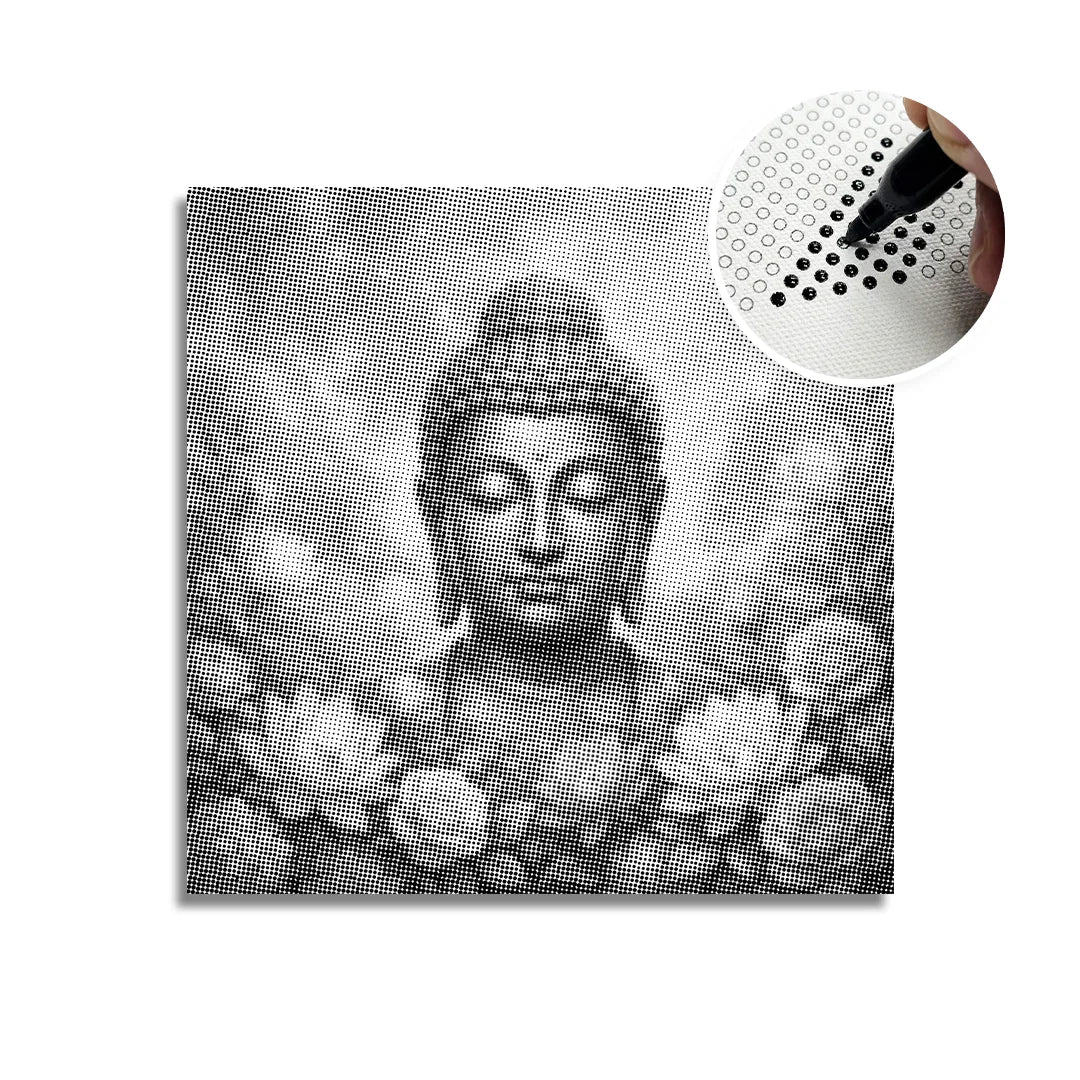 Buddha Dot Painting