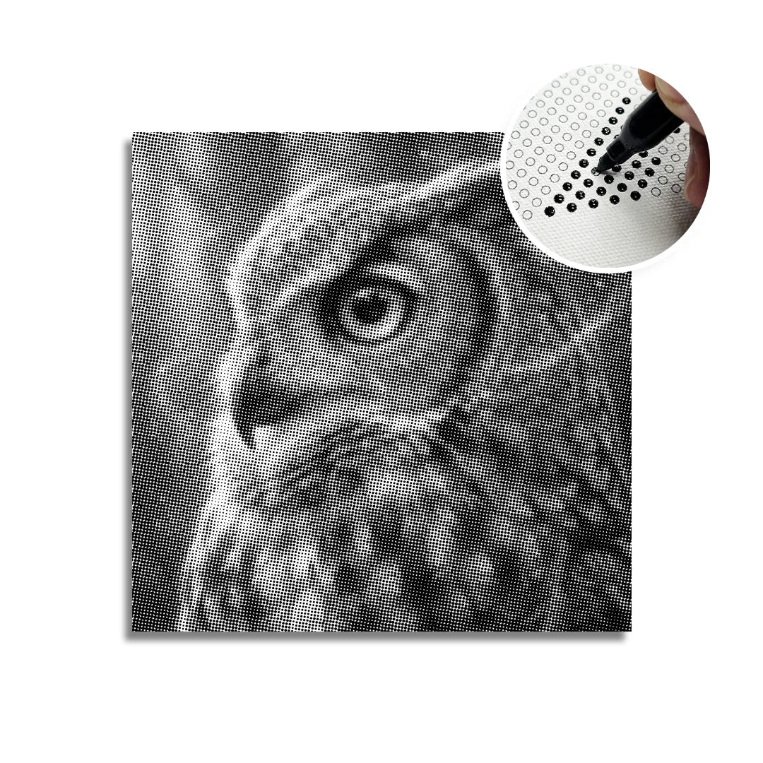 Owl 4 Dot Painting
