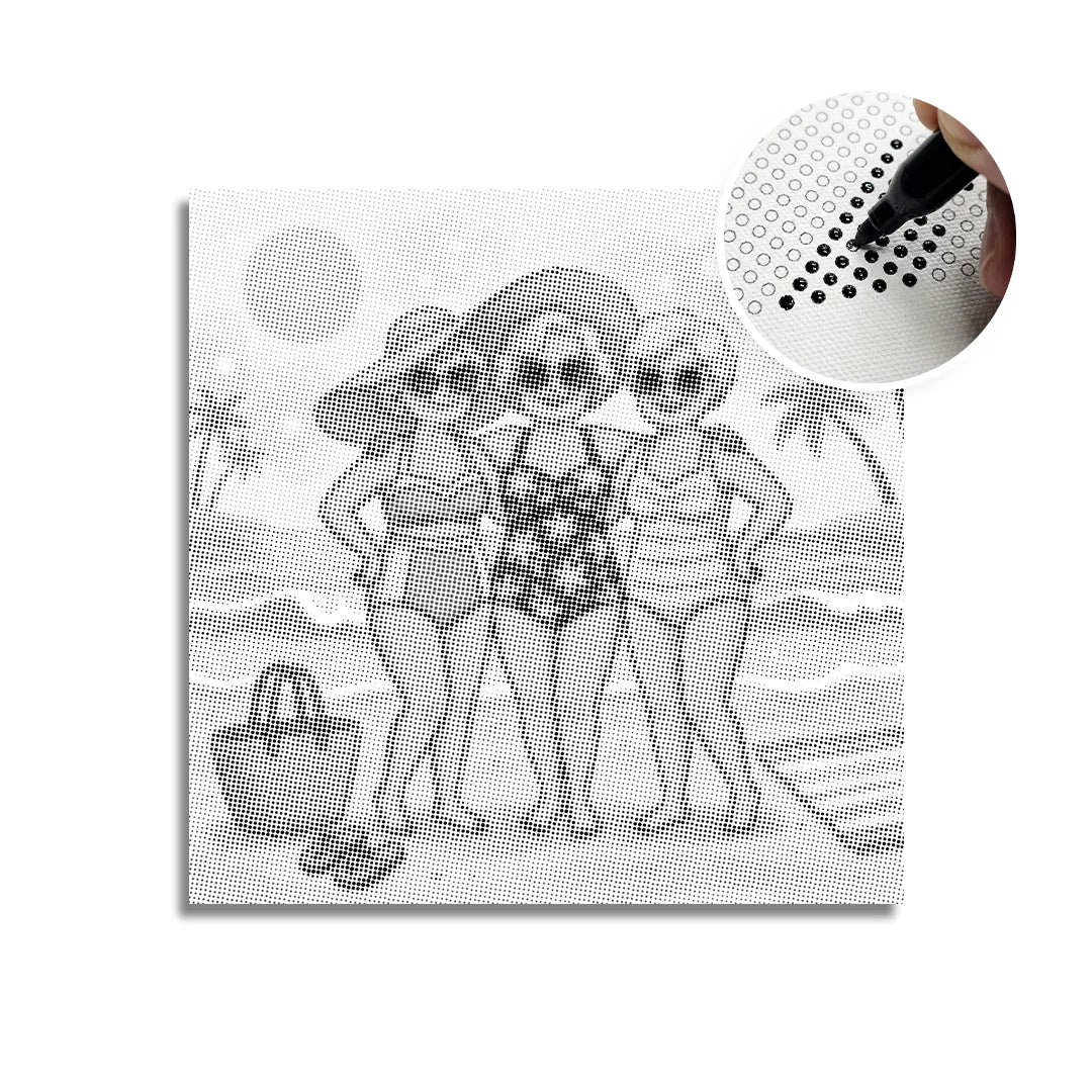 Old Ladies Dot Painting