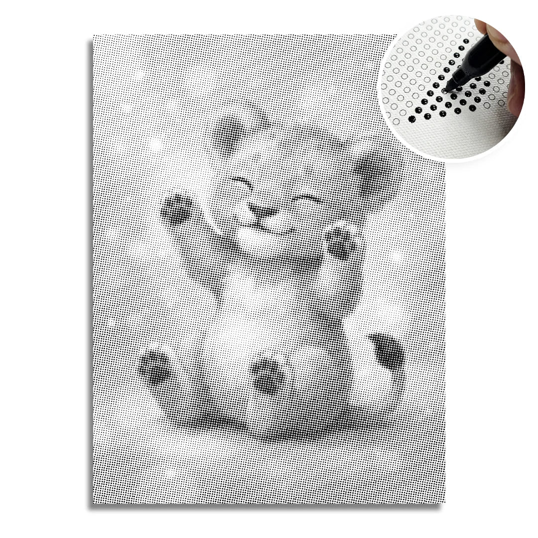 Lion Cub Dot Painting