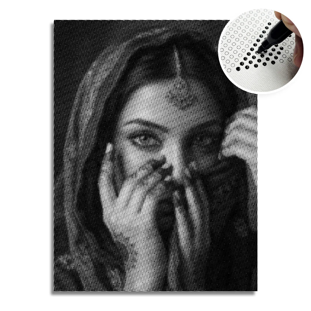 Beautiful Indian Dot Painting