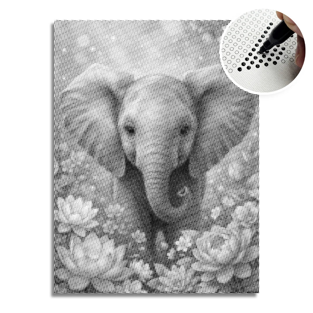 Elephant Dot Painting