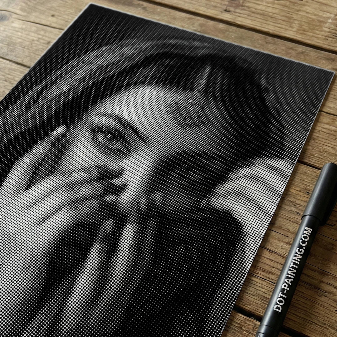 Beautiful Indian Dot Painting