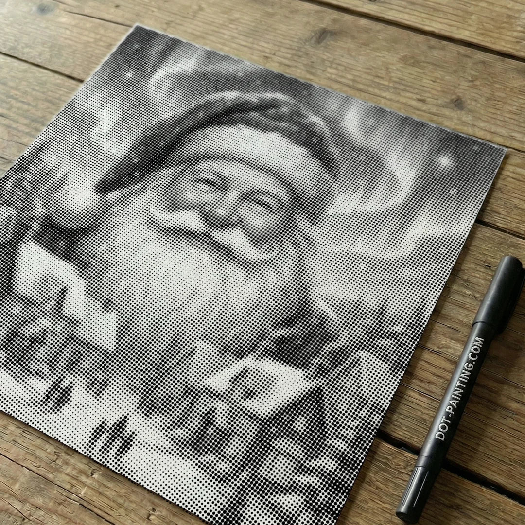 Christmas Village Dot Painting