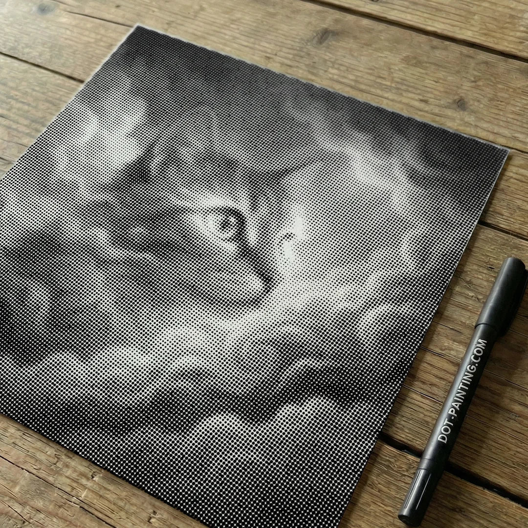 Cloudcat Dot Painting