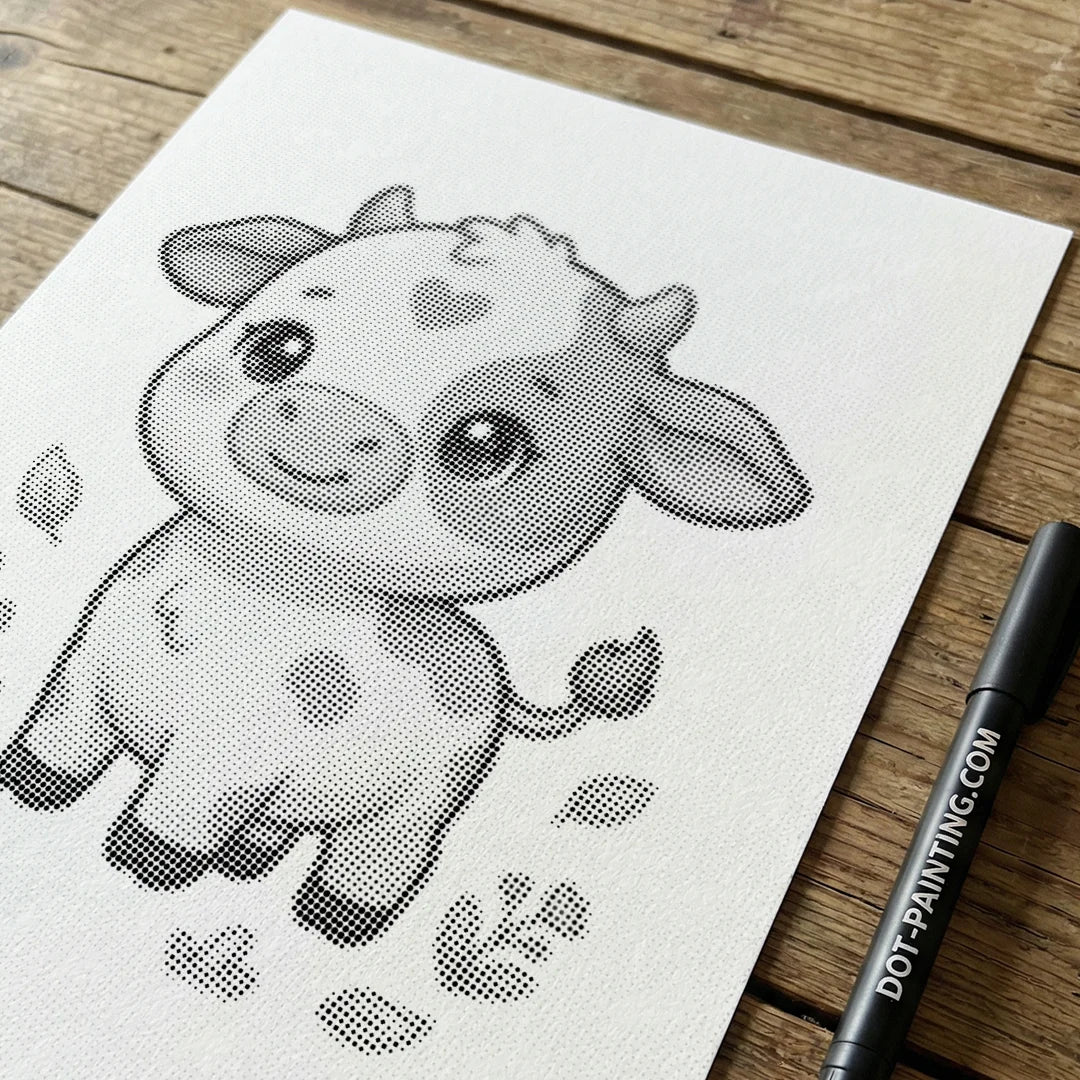 Cow Dot Painting