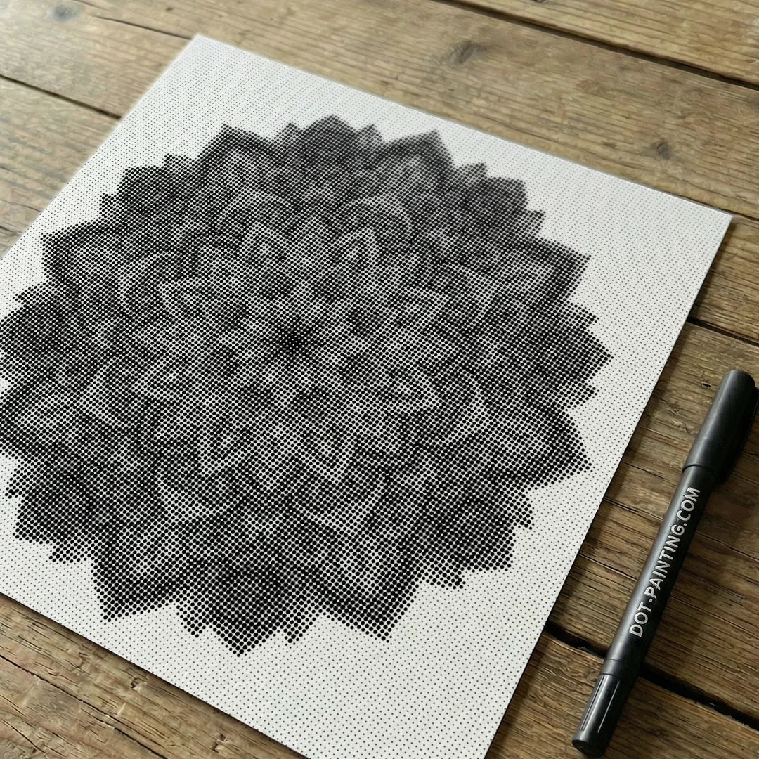 Mandala 7 Dot Painting