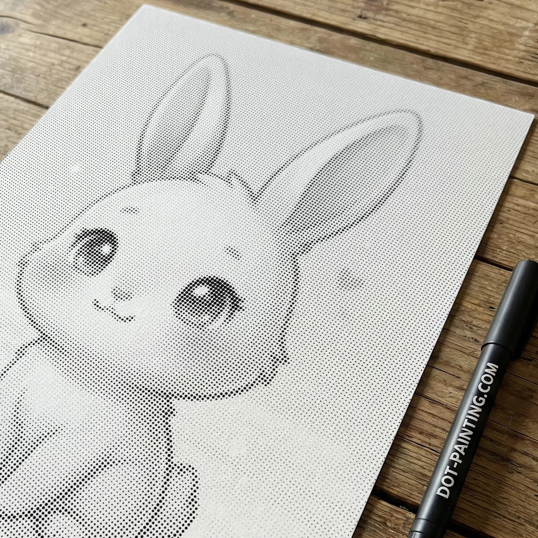 Rabbit Dot Painting
