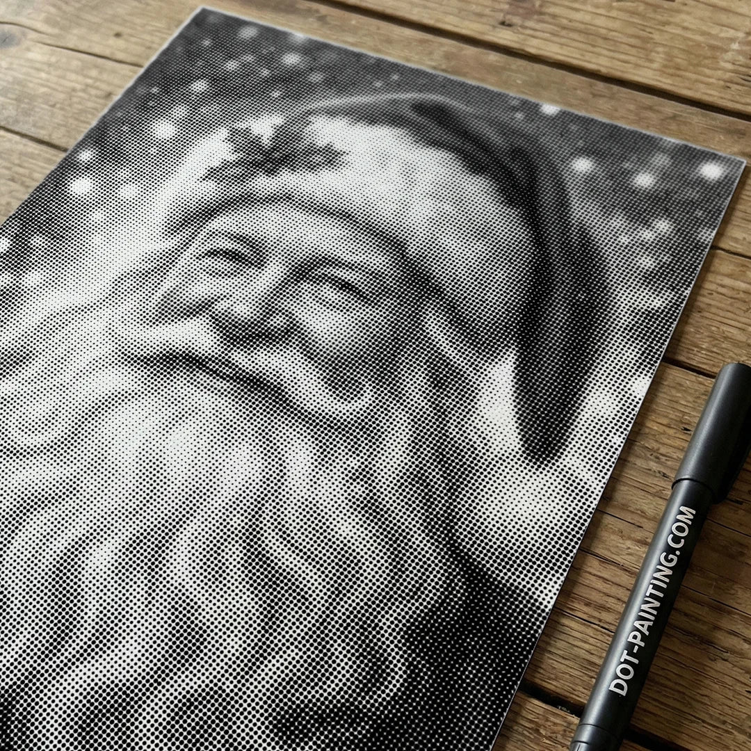 Santa 4 Dot Painting