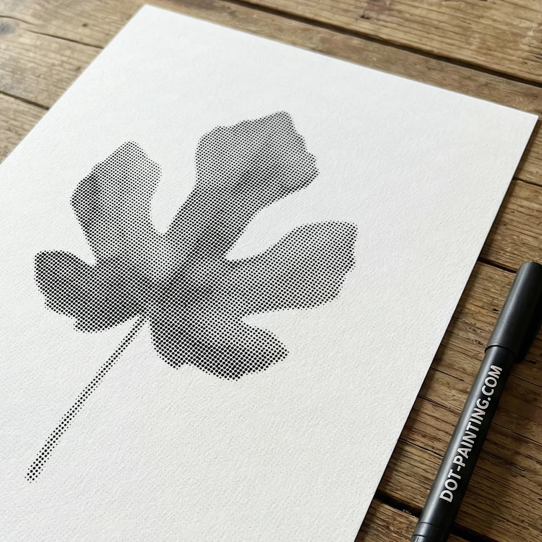 Fig Leaf Dot Painting