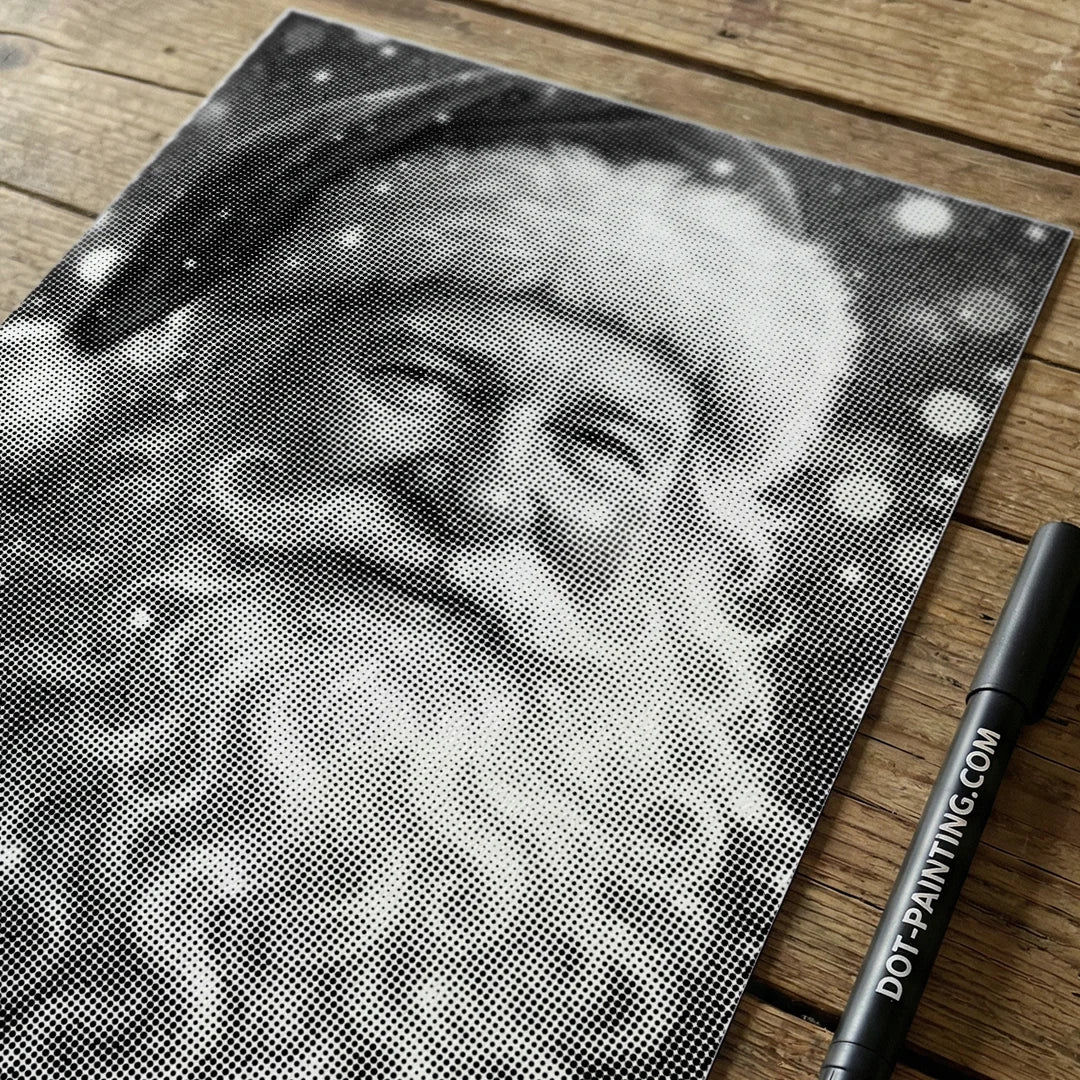 Santa 2 Dot Painting