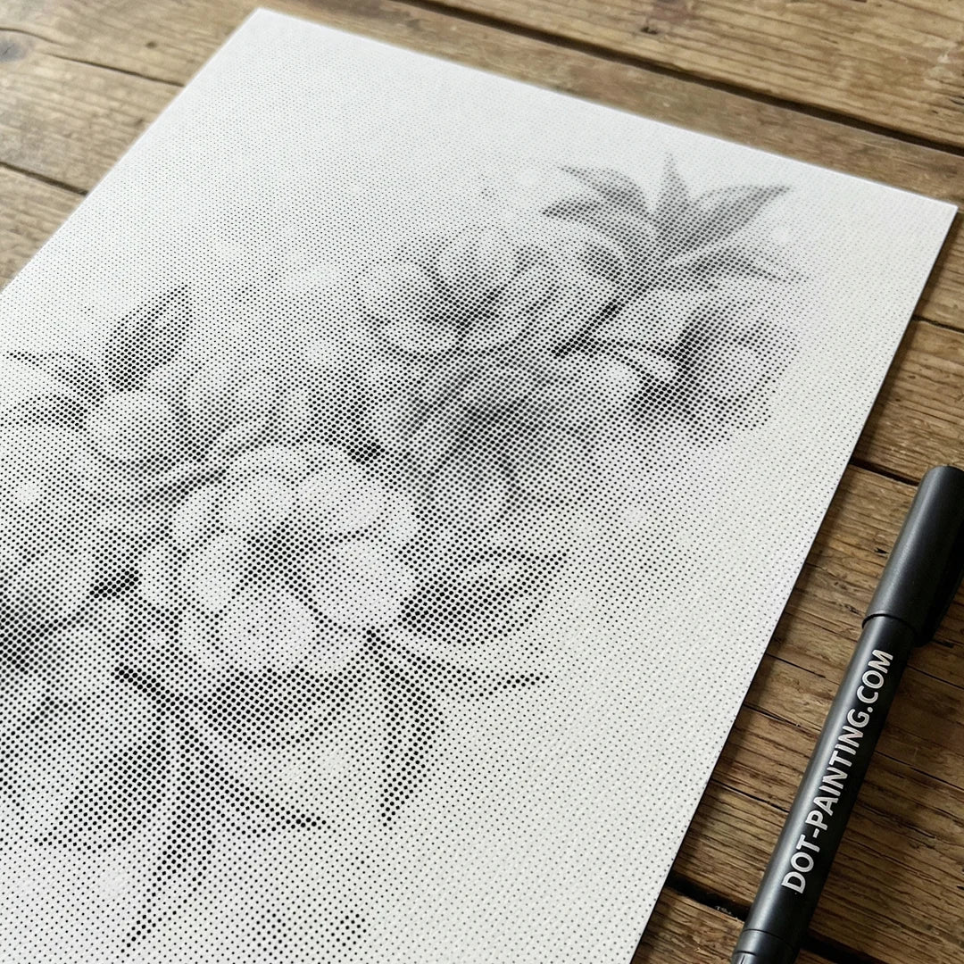 Luxury Flower Dot Painting