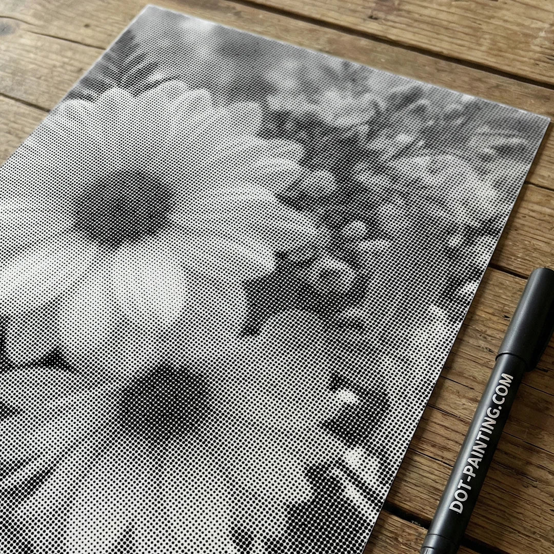 Flowers Dot Painting