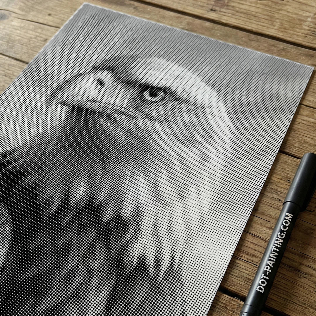 Eagle Dot Painting
