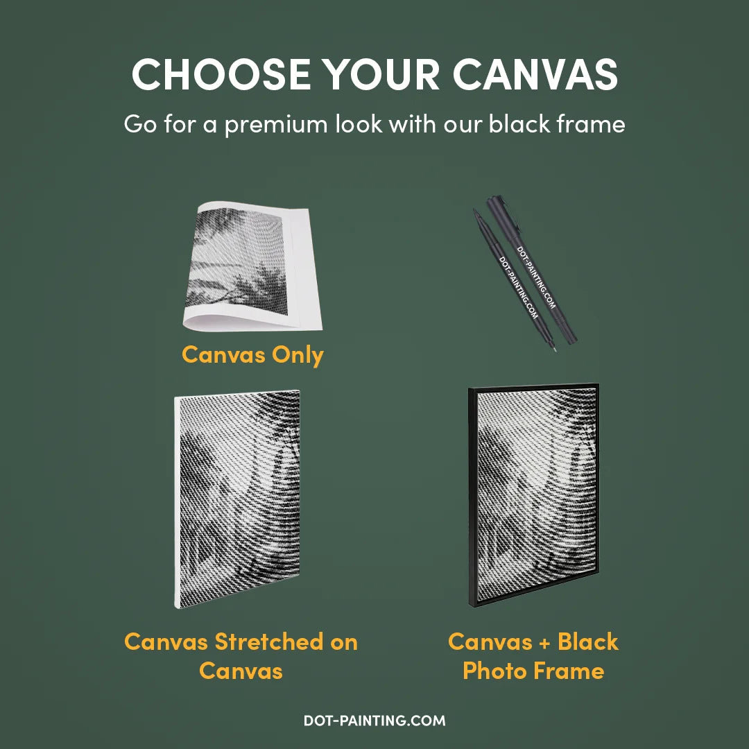 Old Beetle in Paris Dot Painting