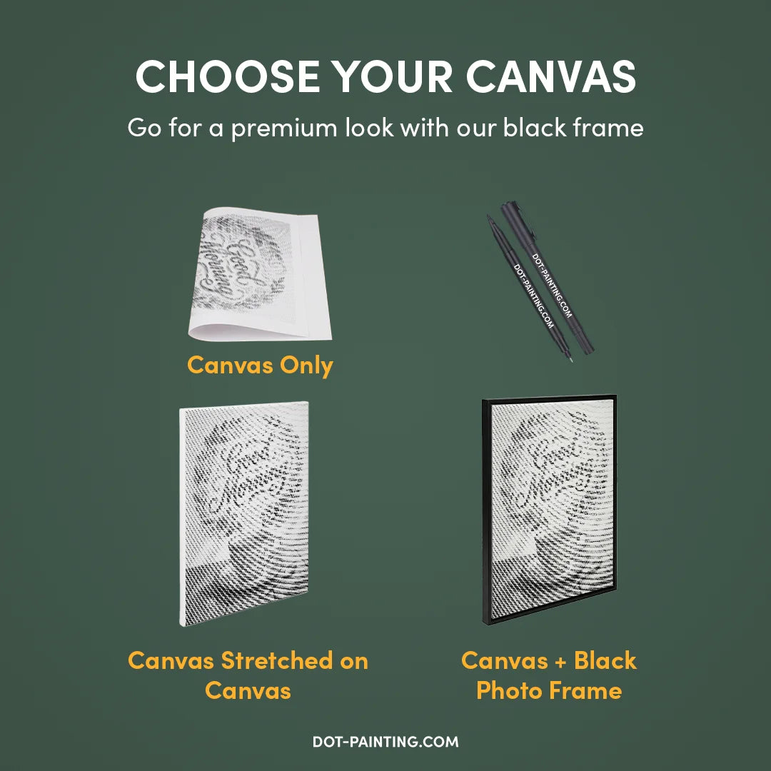 Goodmorning Coffee Dot Painting