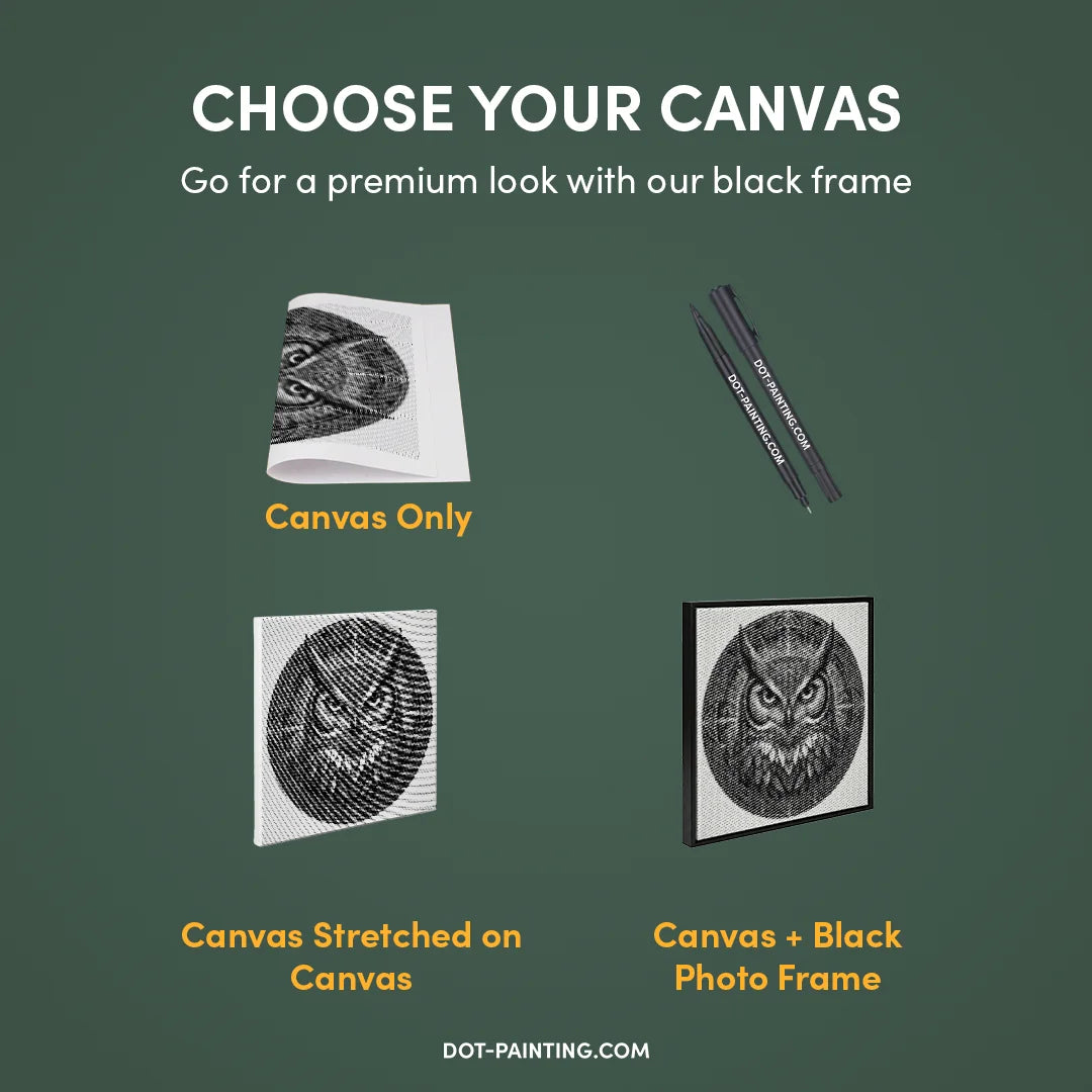 Owl Mandala Dot Painting