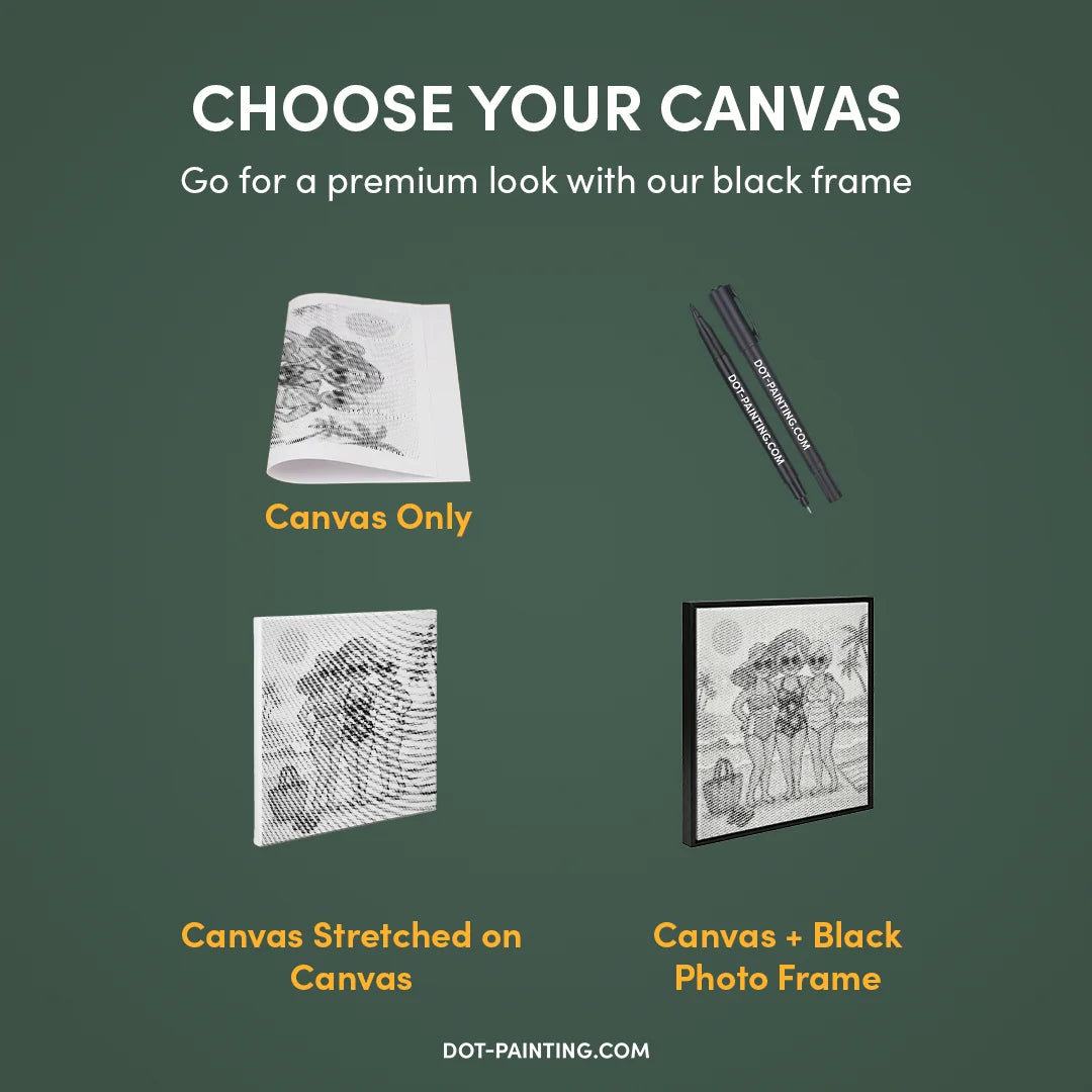 Old Ladies Dot Painting