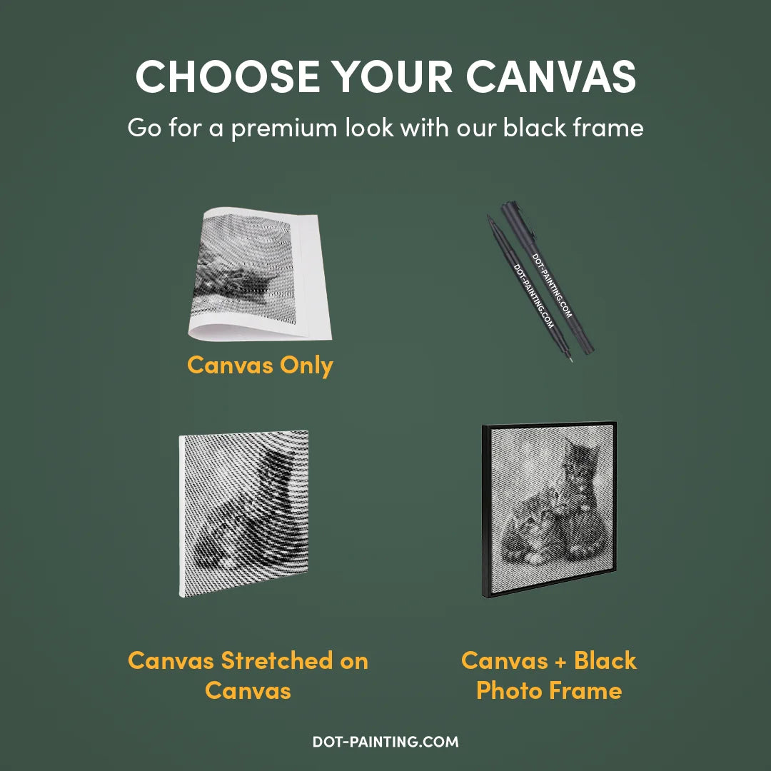 3 Cute Kittens Dot Painting