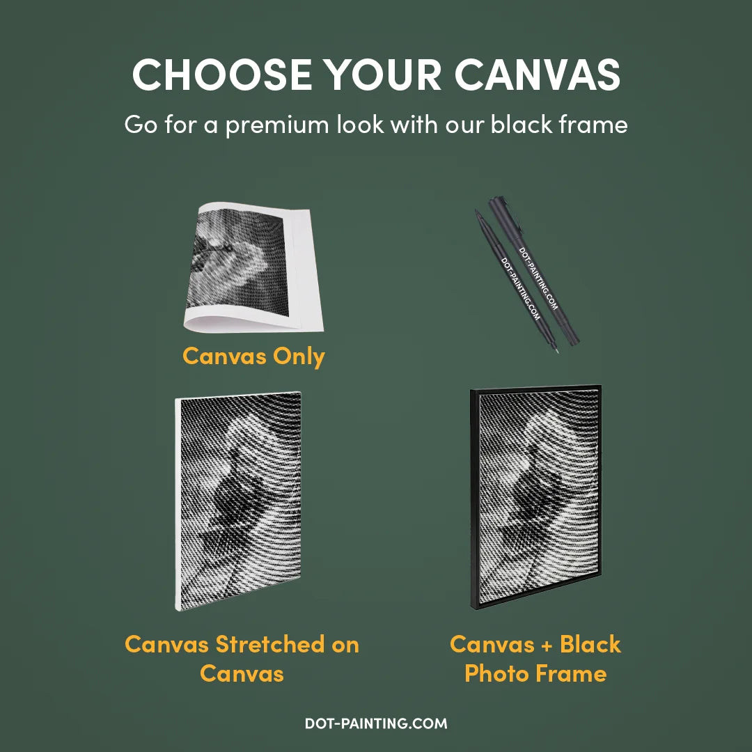 Polar Express Dot Painting