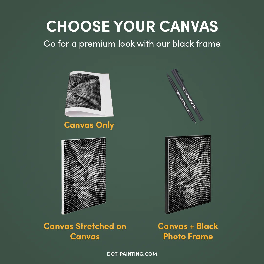 Angry Owl Dot Painting