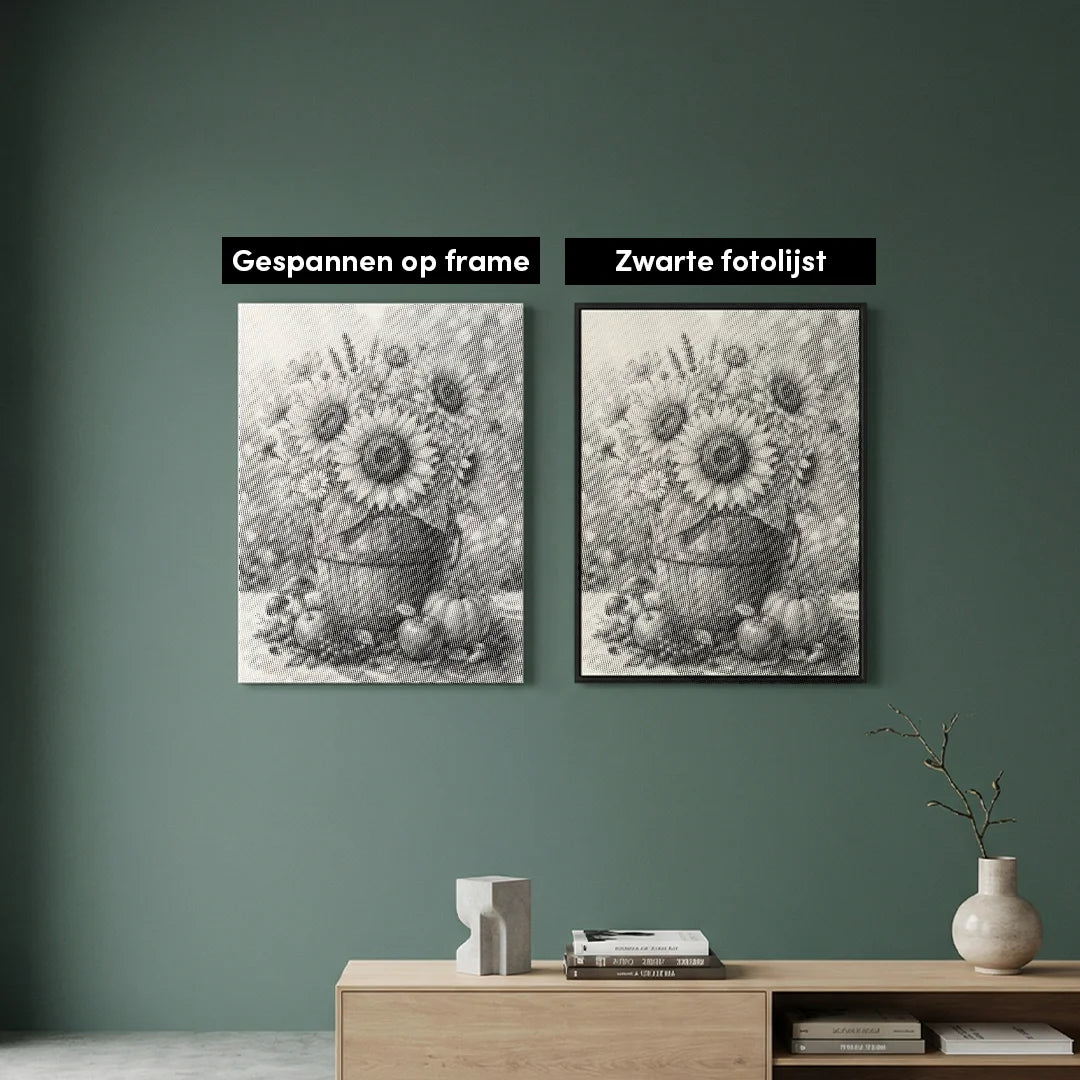 Sunflowers Dot Painting