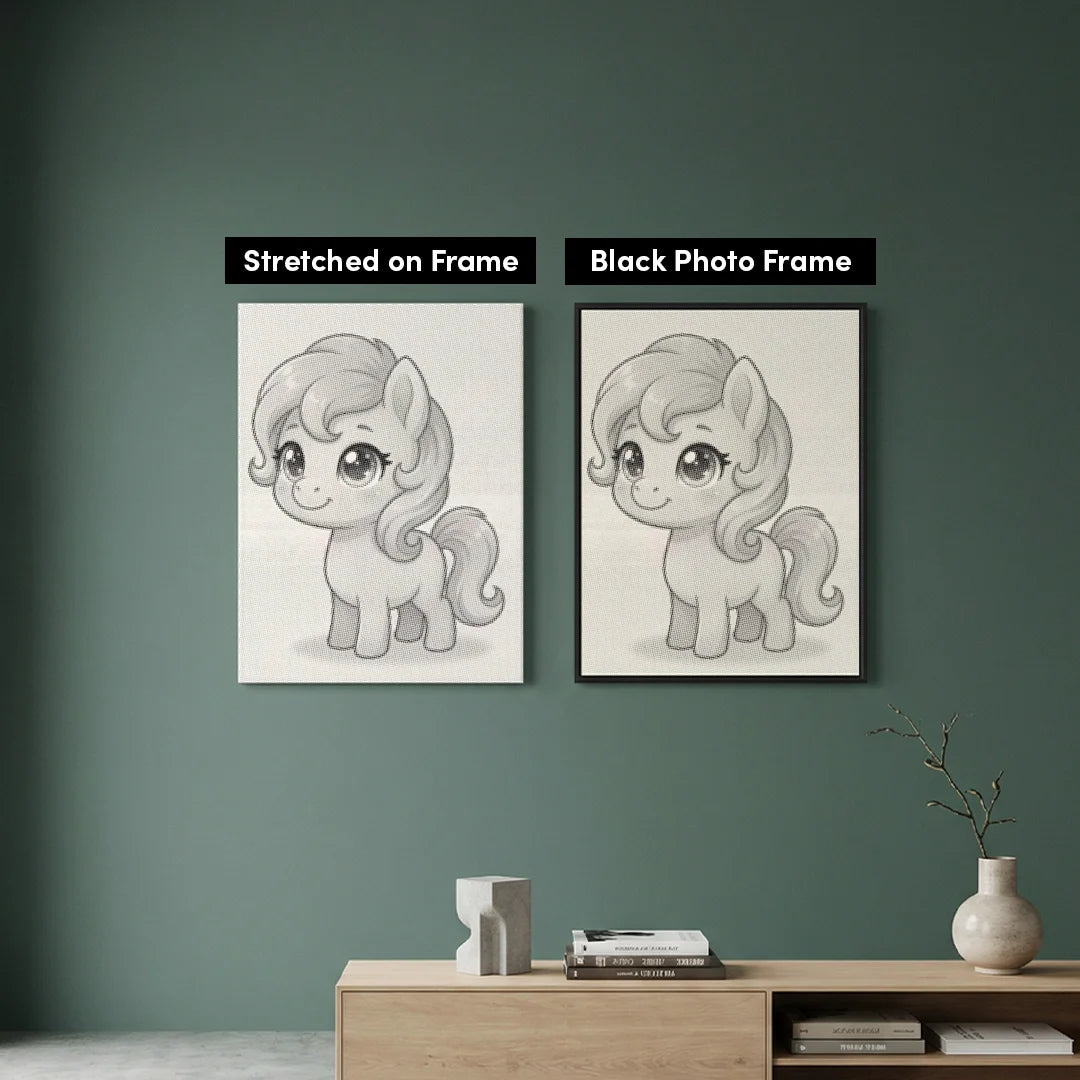 Little Pony Dot Painting