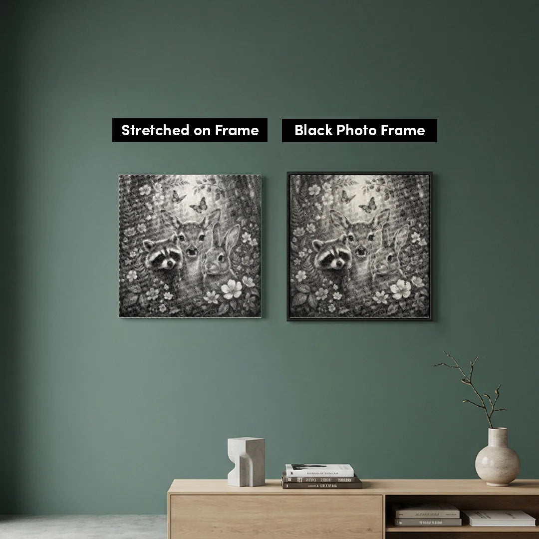 Happy Animals Dot Painting