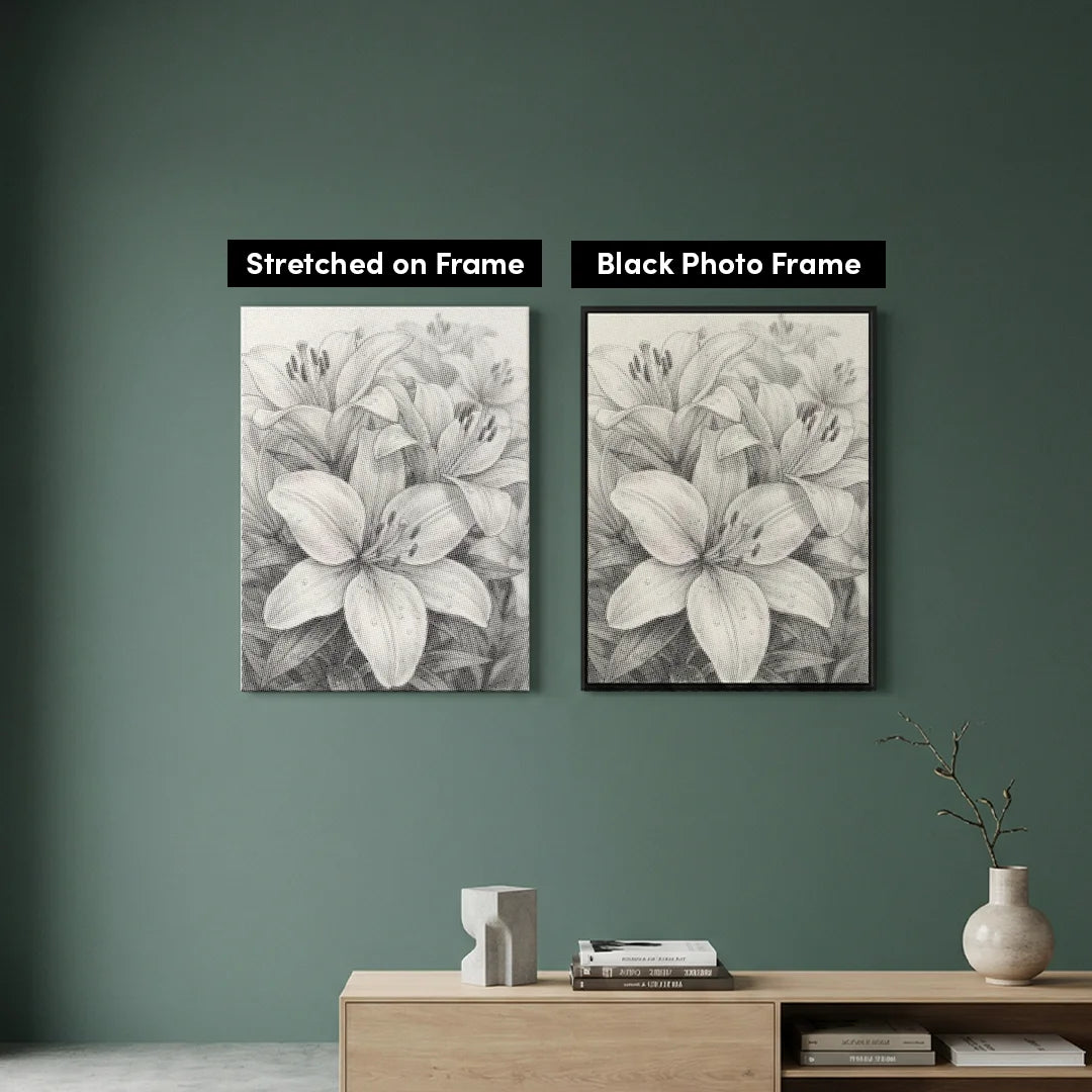 Sparkling Flower Dot Painting