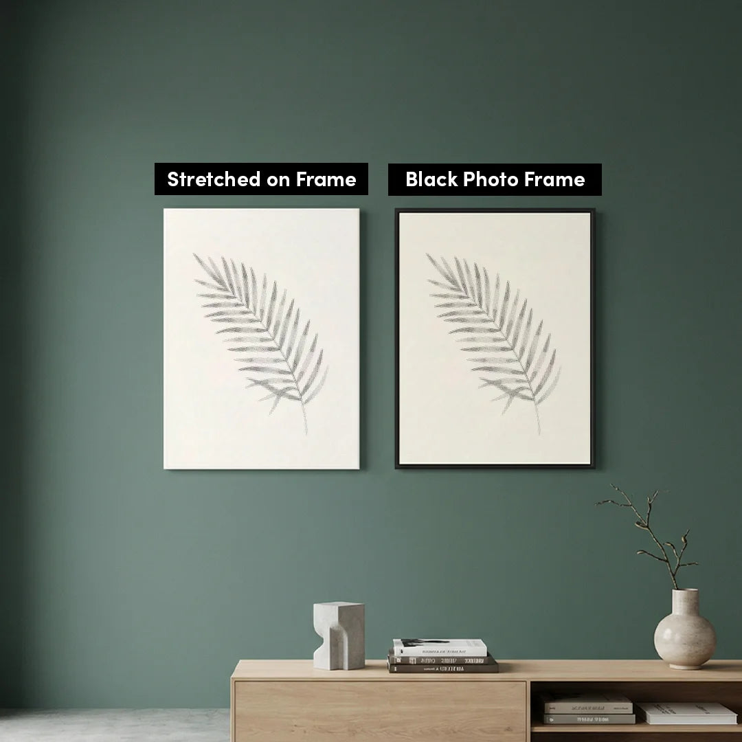 Palm Leaf Dot Painting