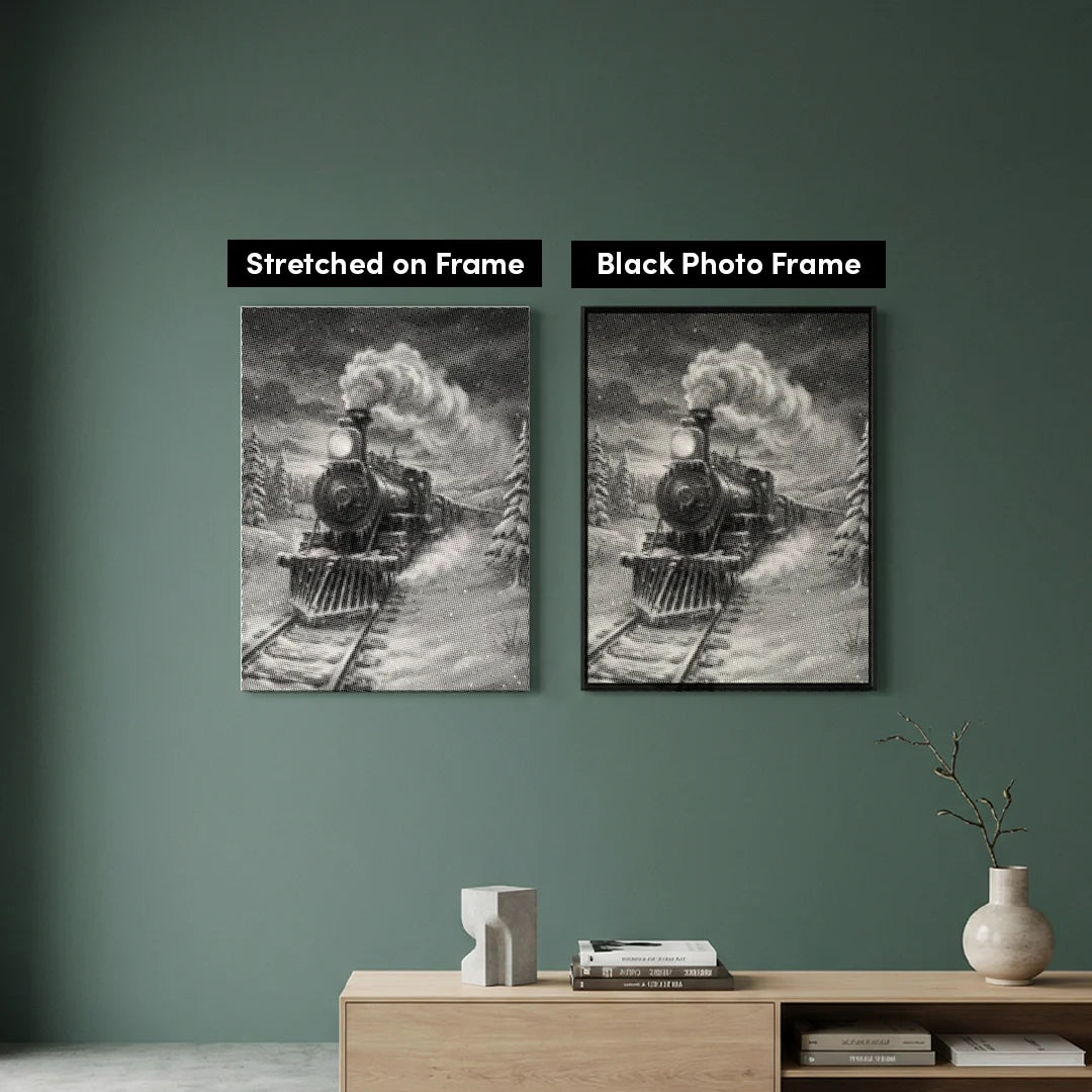 Polar Express Dot Painting