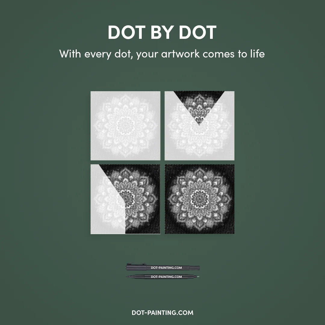 Mandala 3 Dot Painting