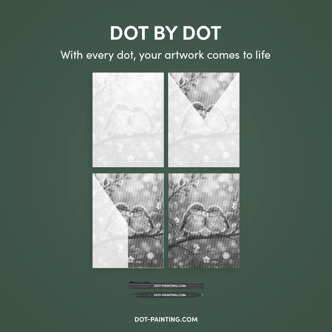 Love Birds Dot Painting