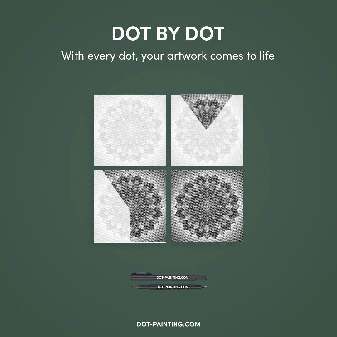 Mandala 6 Dot Painting