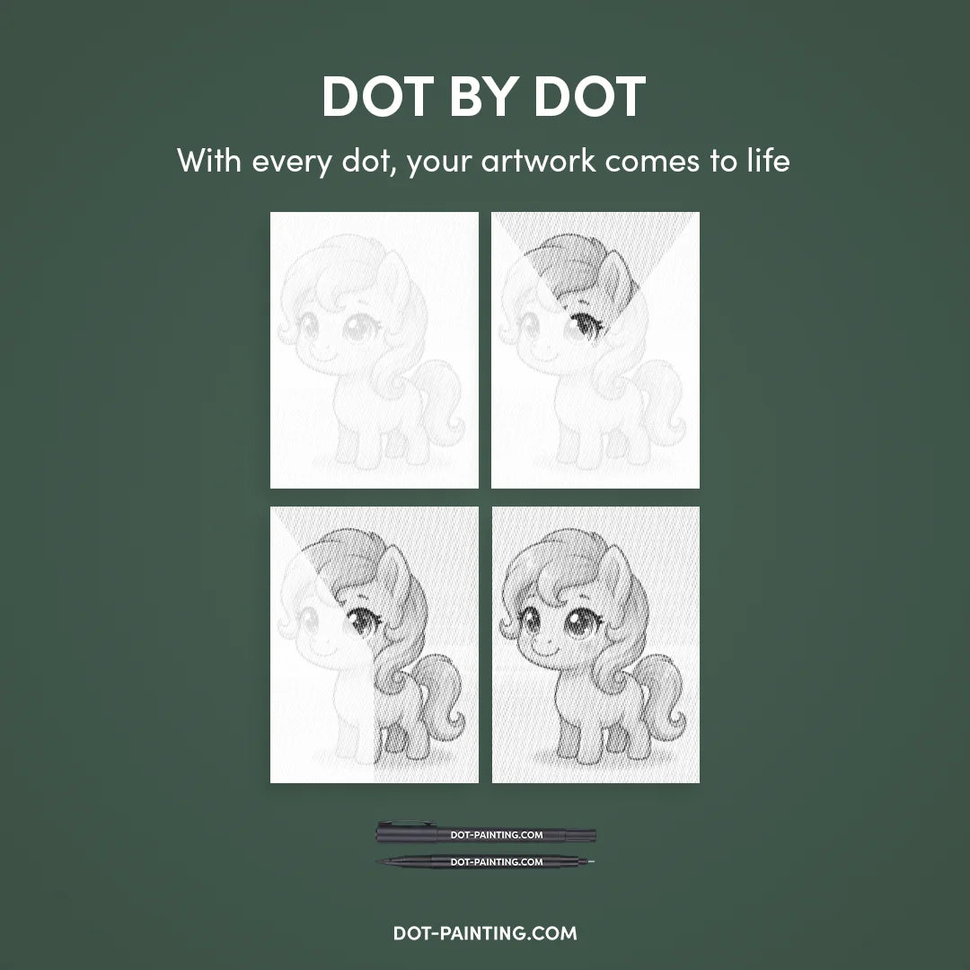 Little Pony Dot Painting