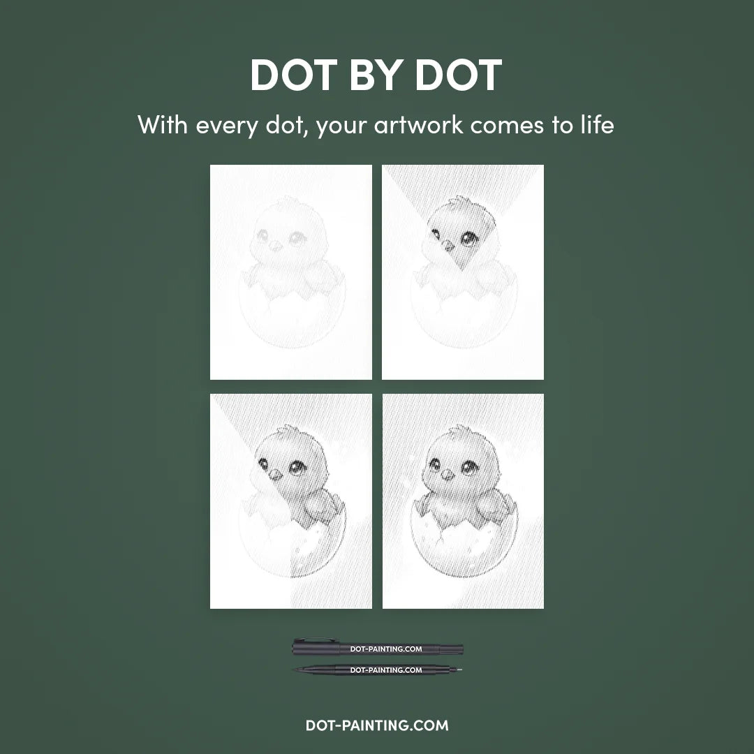 Duckling Dot Painting