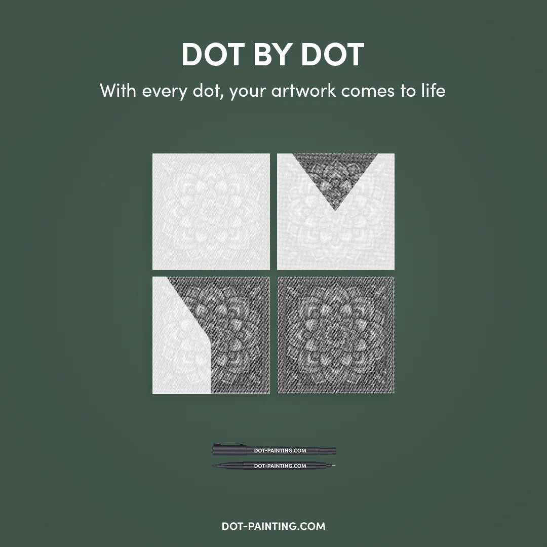 Mandala 9 Dot Painting