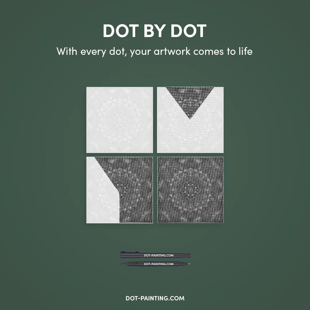 Mandala Tile Dot Painting