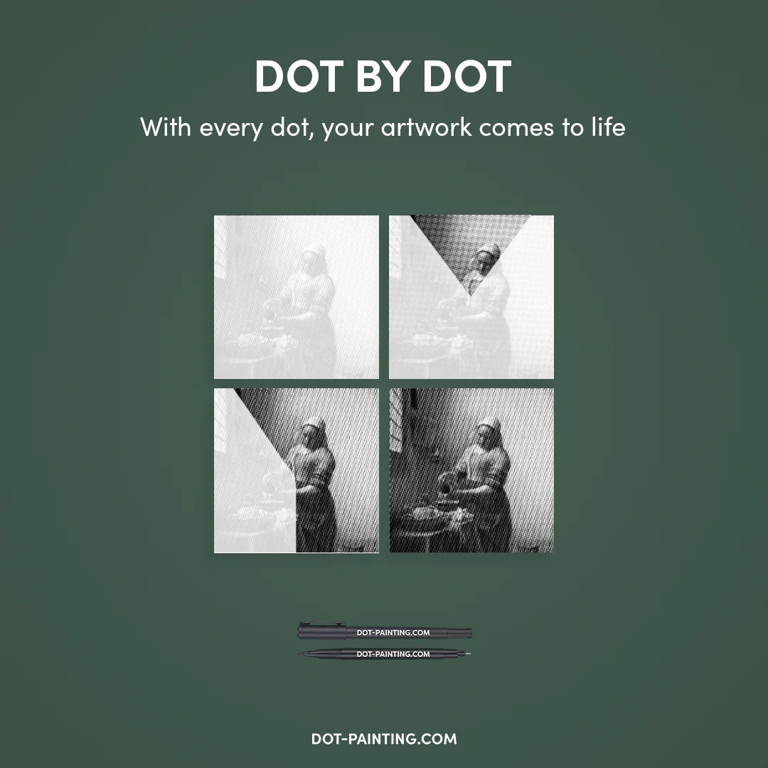 Milkmaid Dot Painting